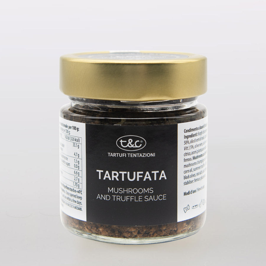 T&C Tartufata – Pilz- und Trüffelsauce mit Sommertrüffel – 180 g