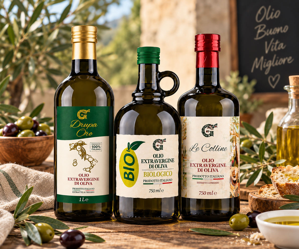 3er Vorteilspack Italienisches Olivenöl Extra Vergine