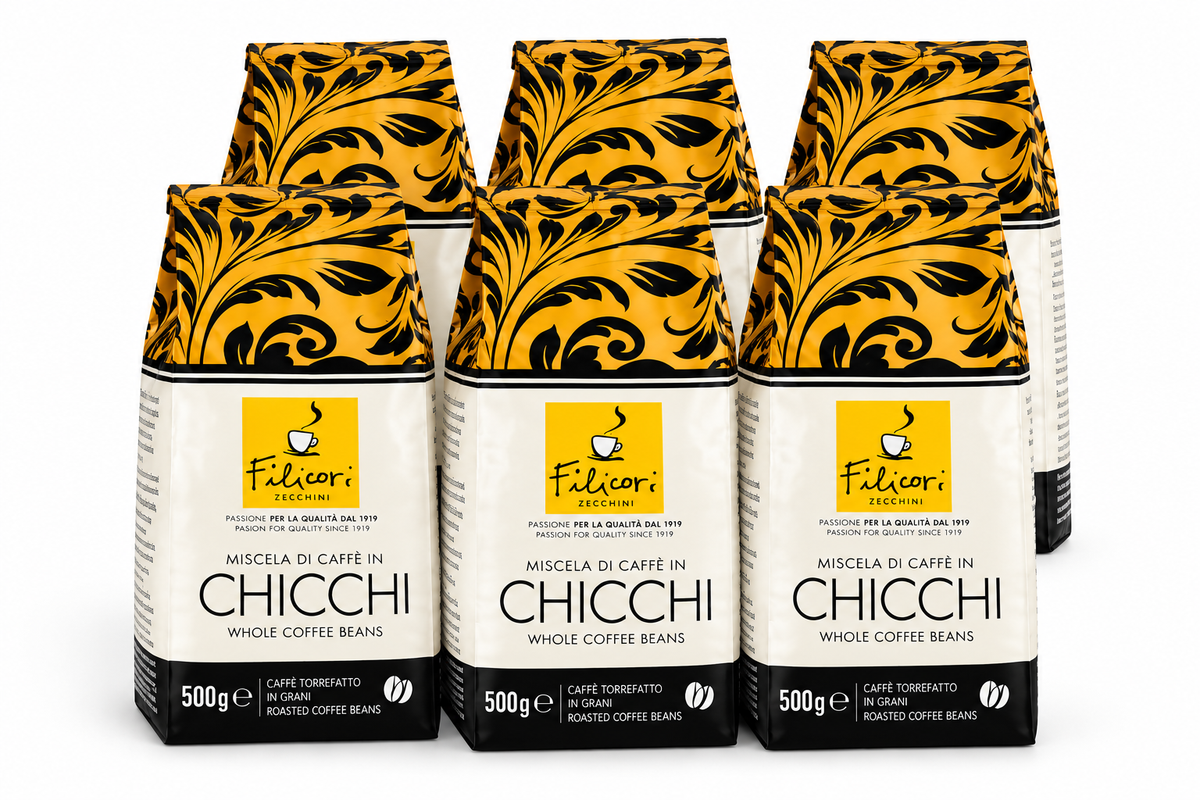 Filicori Zecchini Classico Kaffeebohnen 500 g – Italienische Espressobohnen für Espresso & Moka