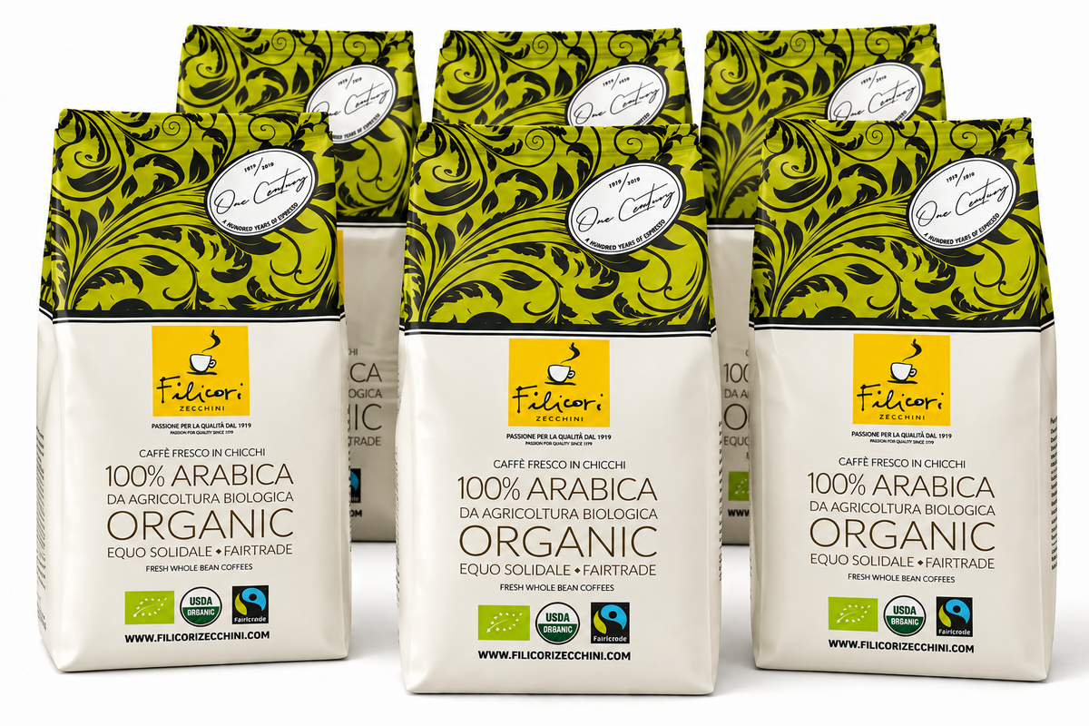Bio Fairtrade Kaffeebohnen 340 g – 100% Arabica Kaffee | Filicori Zecchini