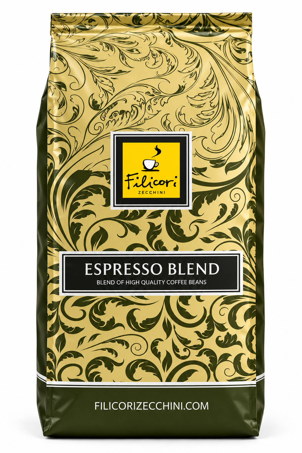Espresso Blend Kaffee 1 kg – Italienische Espressobohnen, Ganze Bohnen für Espresso und Cappuccino
