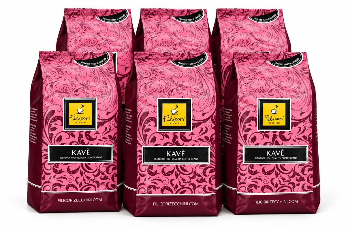 Kavè Kaffeebohnen 1 kg – 90% Arabica Espresso für Vollautomat & Siebträger | Filicori Zecchini