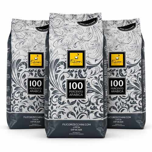 100% Arabica Kaffeebohnen 1 kg – Italienischer Premium Kaffee für Vollautomat & Siebträger | Filicori Zecchini