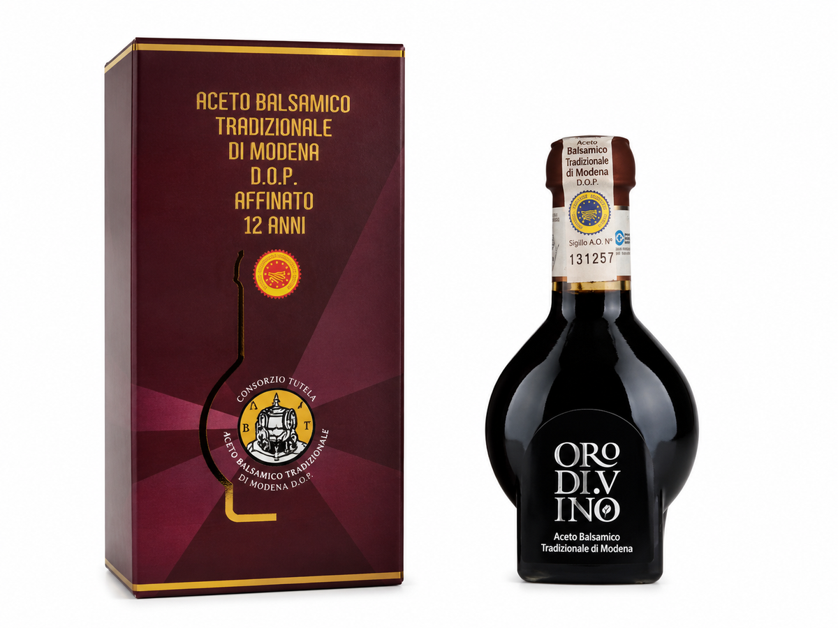 Oro DiVino Aceto Balsamico Tradizionale di Modena D.O.P. – Affinato 12 Jahre – 100 ml