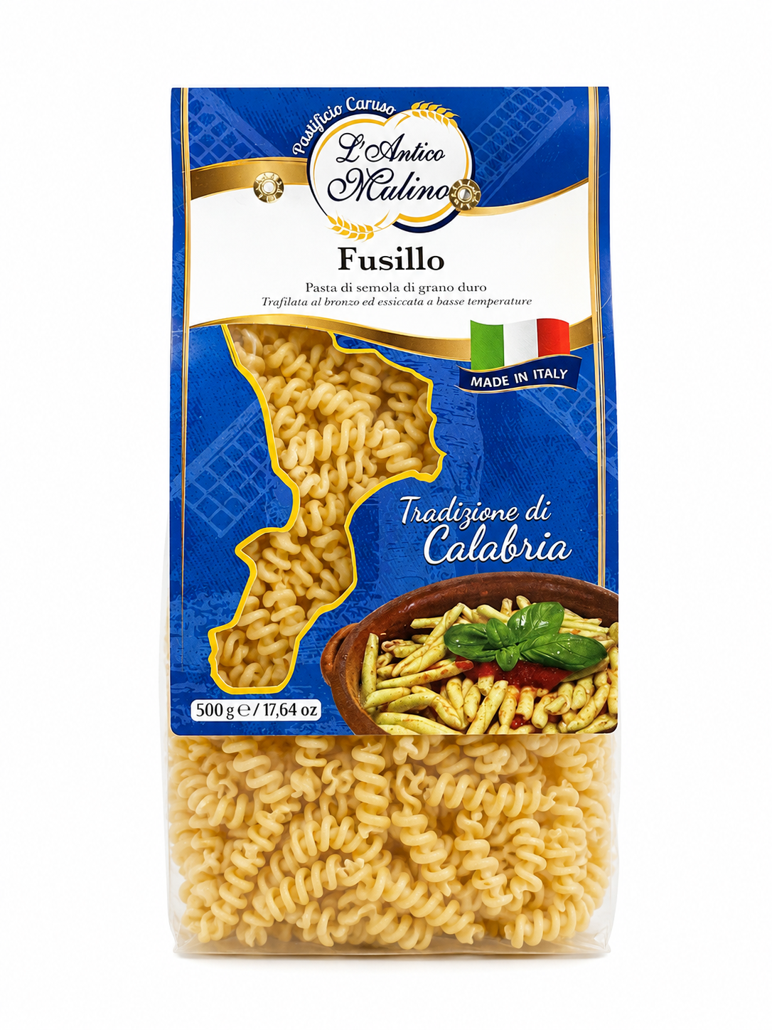 L’Antico Mulino Fusillo – Italienische Pasta aus Kalabrien – 500 g