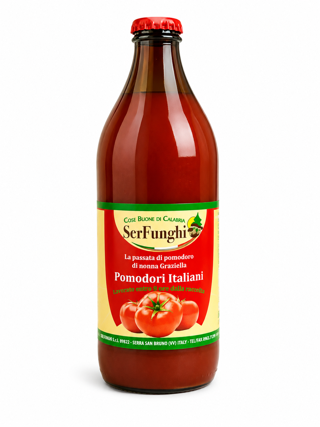 Italienische Tomatenpassata SerFunghi – 660 ml